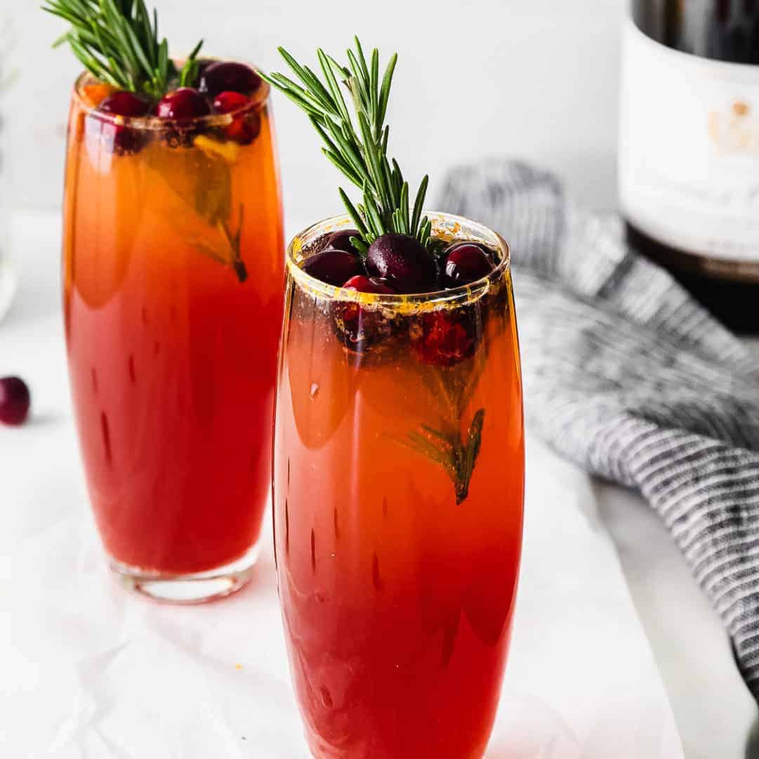 Elevate Your New Year's: 5-Minute Cranberry Mimosa Recipe